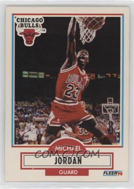 1990-91 Fleer - [Base] #26.1 - Michael Jordan (Line Under Biographical Information)