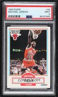 Michael Jordan (Line Under Biographical Information) [PSA 9 MINT]