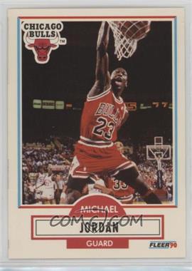 1990-91 Fleer - [Base] #26.1 - Michael Jordan (Line Under Biographical Information)