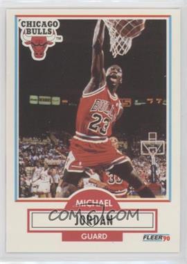 1990-91 Fleer - [Base] #26.1 - Michael Jordan (Line Under Biographical Information)