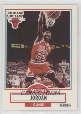 1990-91 Fleer - [Base] #26.1 - Michael Jordan (Line Under Biographical Information)