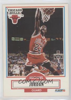 1990-91 Fleer - [Base] #26.1 - Michael Jordan (Line Under Biographical Information)