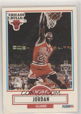 1990-91 Fleer - [Base] #26.1 - Michael Jordan (Line Under Biographical Information)