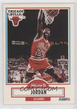 1990-91 Fleer - [Base] #26.1 - Michael Jordan (Line Under Biographical Information)