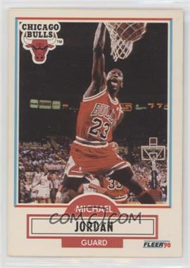 1990-91 Fleer - [Base] #26.1 - Michael Jordan (Line Under Biographical Information)