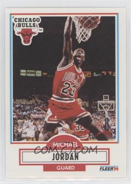 1990-91 Fleer - [Base] #26.1 - Michael Jordan (Line Under Biographical Information)