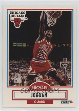 1990-91 Fleer - [Base] #26.2 - Michael Jordan (No Line Under Biographical Information)