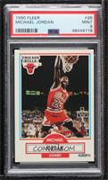 Michael Jordan (No Line Under Biographical Information) [PSA 9 MINT]