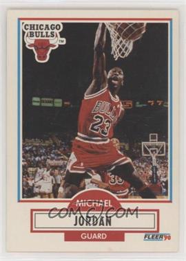 1990-91 Fleer - [Base] #26.2 - Michael Jordan (No Line Under Biographical Information)