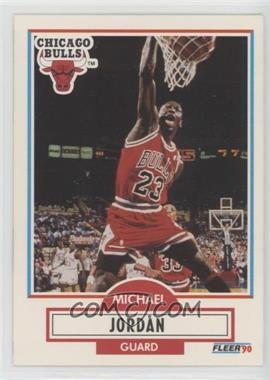 1990-91 Fleer - [Base] #26.2 - Michael Jordan (No Line Under Biographical Information)