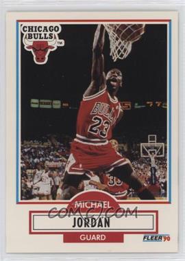 1990-91 Fleer - [Base] #26.2 - Michael Jordan (No Line Under Biographical Information)