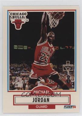 1990-91 Fleer - [Base] #26.2 - Michael Jordan (No Line Under Biographical Information)