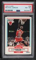 Michael Jordan (No Line Under Biographical Information) [PSA 8 NMR…