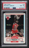 Michael Jordan (No Line Under Biographical Information) [PSA 8 NMR…