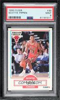 Scottie Pippen (Black Line Under Biographical Information) [PSA 9 MIN…