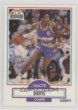 1990-91 Fleer - [Base] #47 - Walter Davis