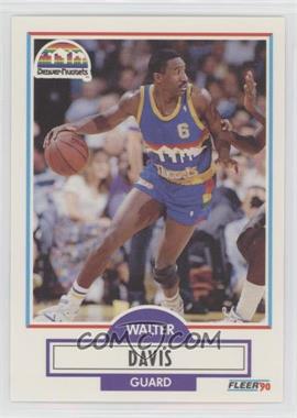 1990-91 Fleer - [Base] #47 - Walter Davis