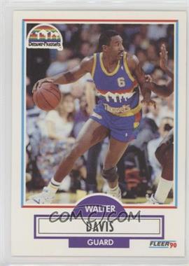 1990-91 Fleer - [Base] #47 - Walter Davis