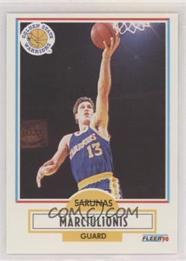 1990-91 Fleer - [Base] #65 - Sarunas Marciulionis