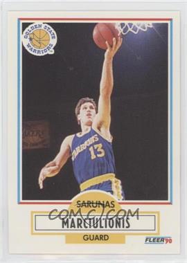 1990-91 Fleer - [Base] #65 - Sarunas Marciulionis