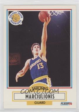 1990-91 Fleer - [Base] #65 - Sarunas Marciulionis