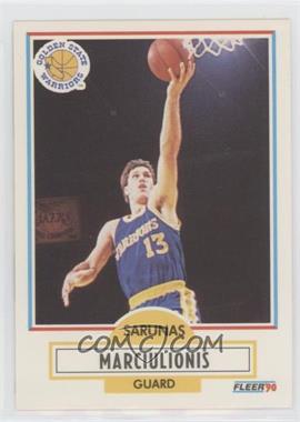 1990-91 Fleer - [Base] #65 - Sarunas Marciulionis