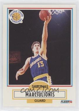 1990-91 Fleer - [Base] #65 - Sarunas Marciulionis