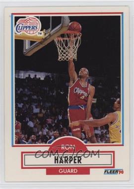 1990-91 Fleer - [Base] #86.1 - Ron Harper (Black line on back)