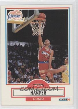 1990-91 Fleer - [Base] #86.1 - Ron Harper (Black line on back)