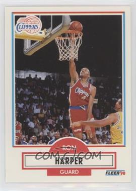 1990-91 Fleer - [Base] #86.1 - Ron Harper (Black line on back)