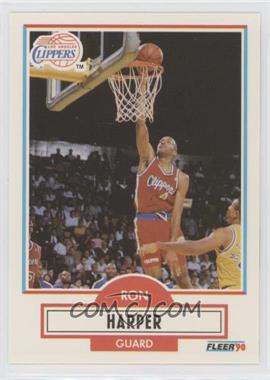 1990-91 Fleer - [Base] #86.1 - Ron Harper (Black line on back)