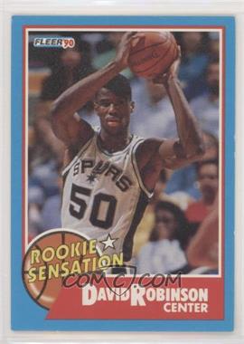 1990-91 Fleer - Rookie Sensation #1 - David Robinson [EX to NM]