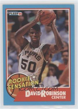 1990-91 Fleer - Rookie Sensation #1 - David Robinson [EX to NM]