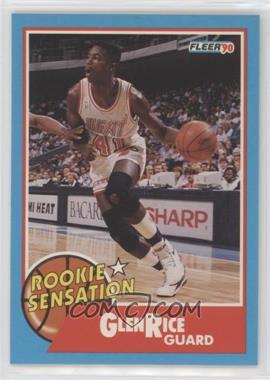 1990-91 Fleer - Rookie Sensation #3 - Glen Rice [EX to NM]