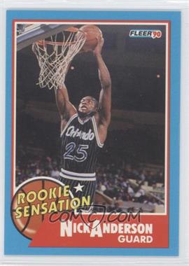 1990-91 Fleer - Rookie Sensation #7 - Nick Anderson