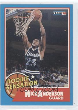 1990-91 Fleer - Rookie Sensation #7 - Nick Anderson