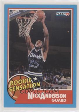 1990-91 Fleer - Rookie Sensation #7 - Nick Anderson