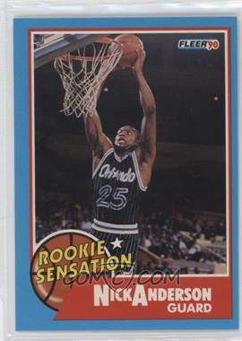 1990-91 Fleer - Rookie Sensation #7 - Nick Anderson