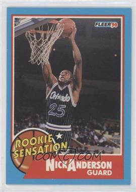 1990-91 Fleer - Rookie Sensation #7 - Nick Anderson