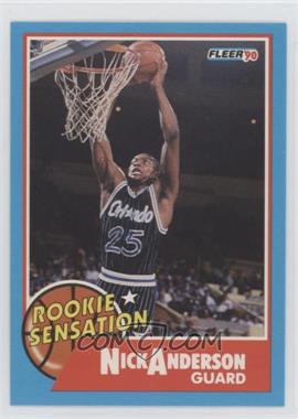 1990-91 Fleer - Rookie Sensation #7 - Nick Anderson