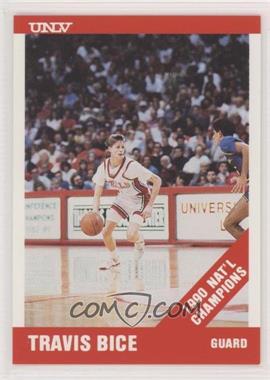 1990-91 Hall of Fame Cards UNLV Runnin' Rebels - [Base] #5 - Travis Bice