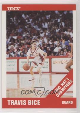 1990-91 Hall of Fame Cards UNLV Runnin' Rebels - [Base] #5 - Travis Bice