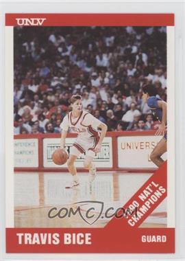 1990-91 Hall of Fame Cards UNLV Runnin' Rebels - [Base] #5 - Travis Bice