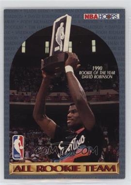 1990-91 NBA Hoops - All Rookie Team #ALRT.1 - David Robinson, Vlade Divac, Tim Hardaway, Pooh Richardson, Sherman Douglas (Back Players Photos are Bordered) [EX to NM]