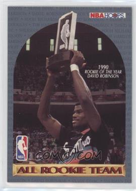 1990-91 NBA Hoops - All Rookie Team #ALRT.2 - David Robinson, Sherman Douglas, Tim Hardaway, Vlade Divac, Pooh Richardson (No Borders Around Back Player Photos)