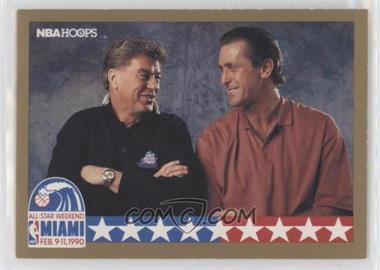 1990-91 NBA Hoops - [Base] #13.1 - All-Star Game - Chuck Daly, Pat Riley (No Card Number) [EX to NM]