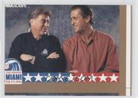 All-Star Game - Chuck Daly, Pat Riley (No Card Number)