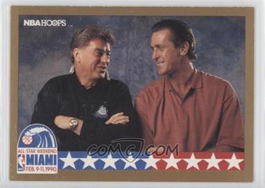 1990-91 NBA Hoops - [Base] #13.1 - All-Star Game - Chuck Daly, Pat Riley (No Card Number) [EX to NM]