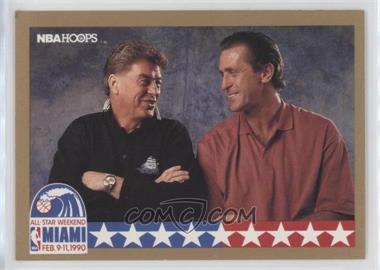 1990-91 NBA Hoops - [Base] #13.1 - All-Star Game - Chuck Daly, Pat Riley (No Card Number) [EX to NM]
