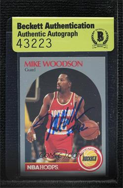 1990-91 NBA Hoops - [Base] #131 - Mike Woodson [BAS Authentic]